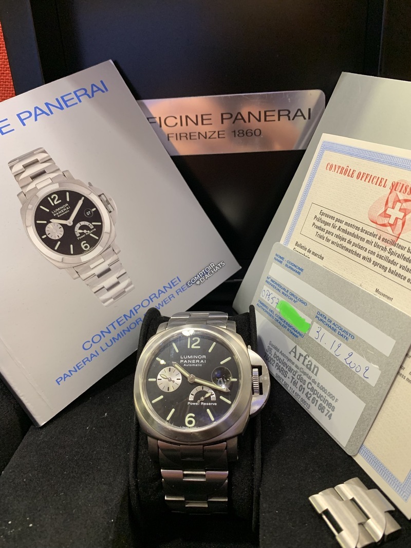 Panerai reserve de online marche