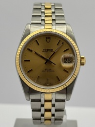 Tudor Prince Date Or acier Circa 1995